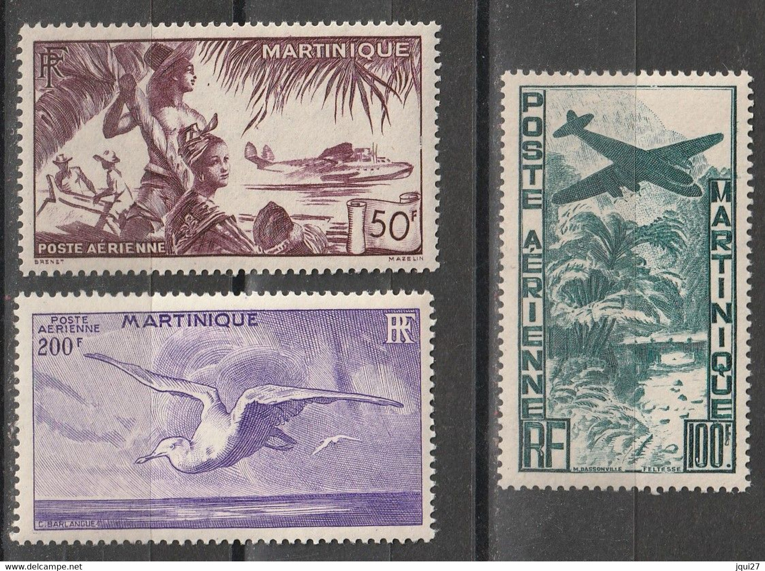 Martinique Poste Aérienne N° 13 - 15 ** - Airmail