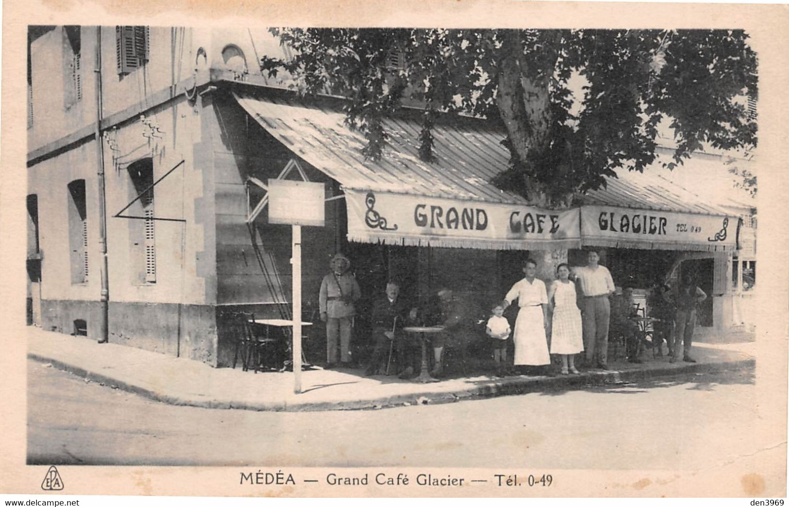 Algérie - MEDEA - Grand Café Glacier - Medea