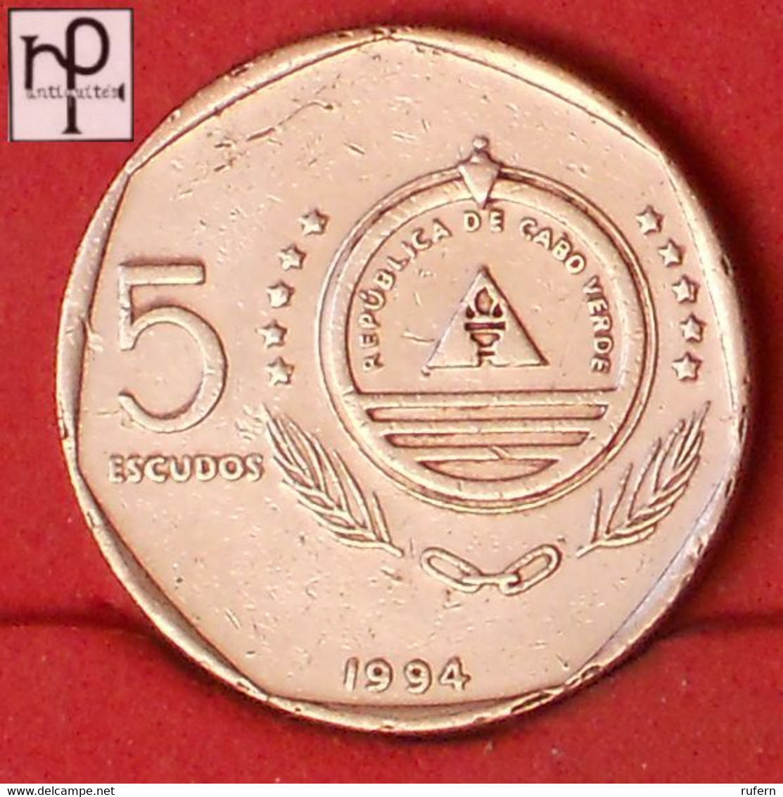 CAPE VERDE 5 ESCUDOS 1994 -    KM# 36 - (Nº52984) - Cap Vert