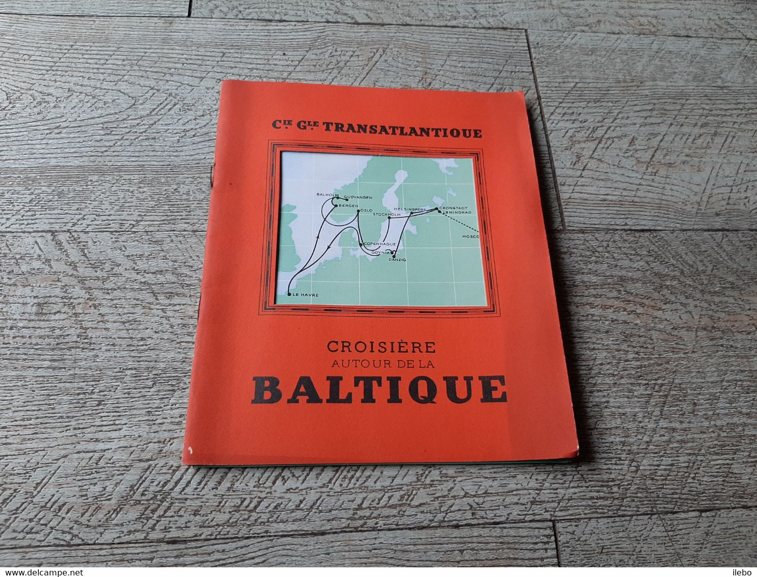 CGT Compagnie Générale Transatlantique Croisière Autour De La Baltique 1936 Long Courrier Colombie Tarif - Programme