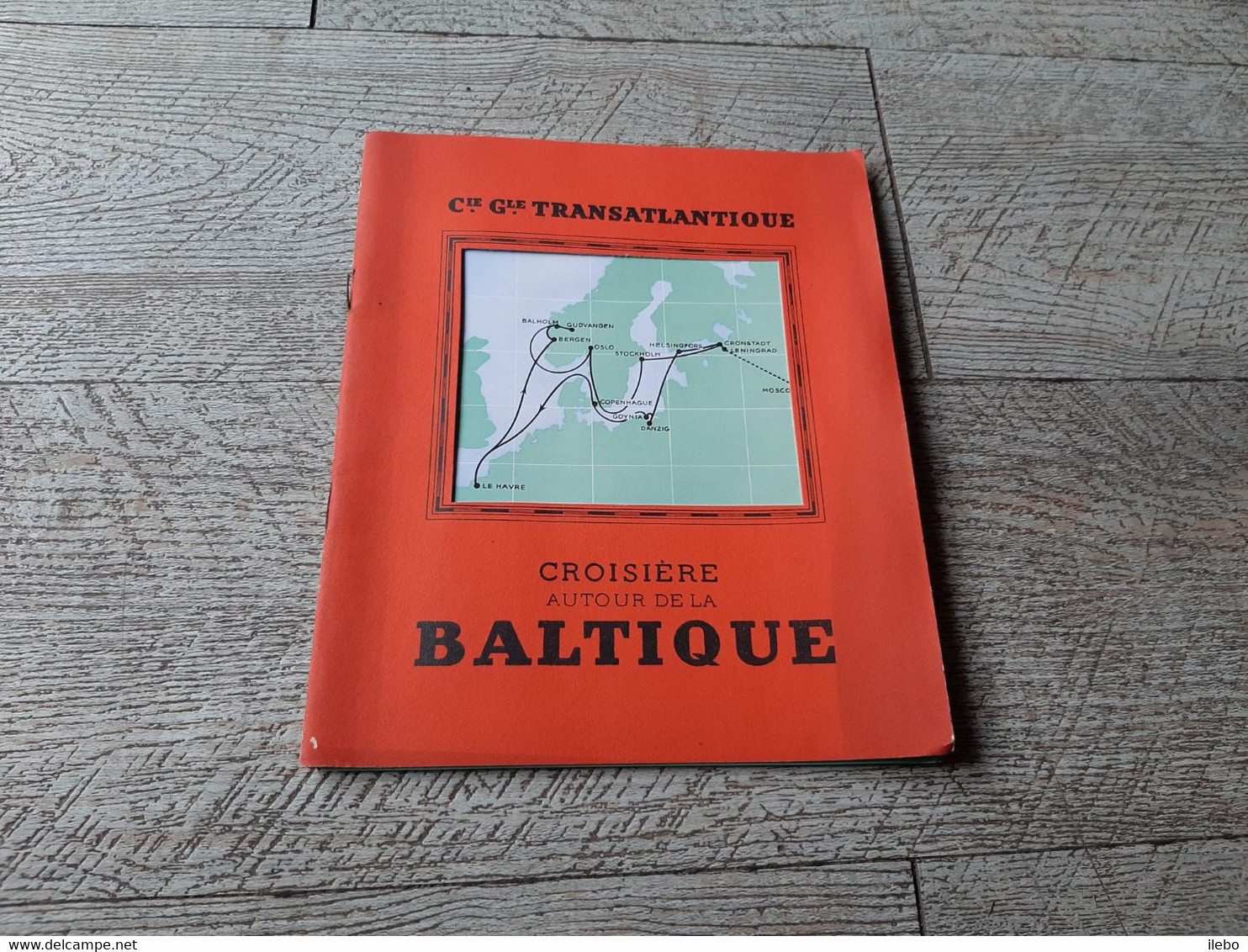 CGT Compagnie Générale Transatlantique Croisière Autour De La Baltique 1936 Long Courrier Colombie Tarif - Programmes