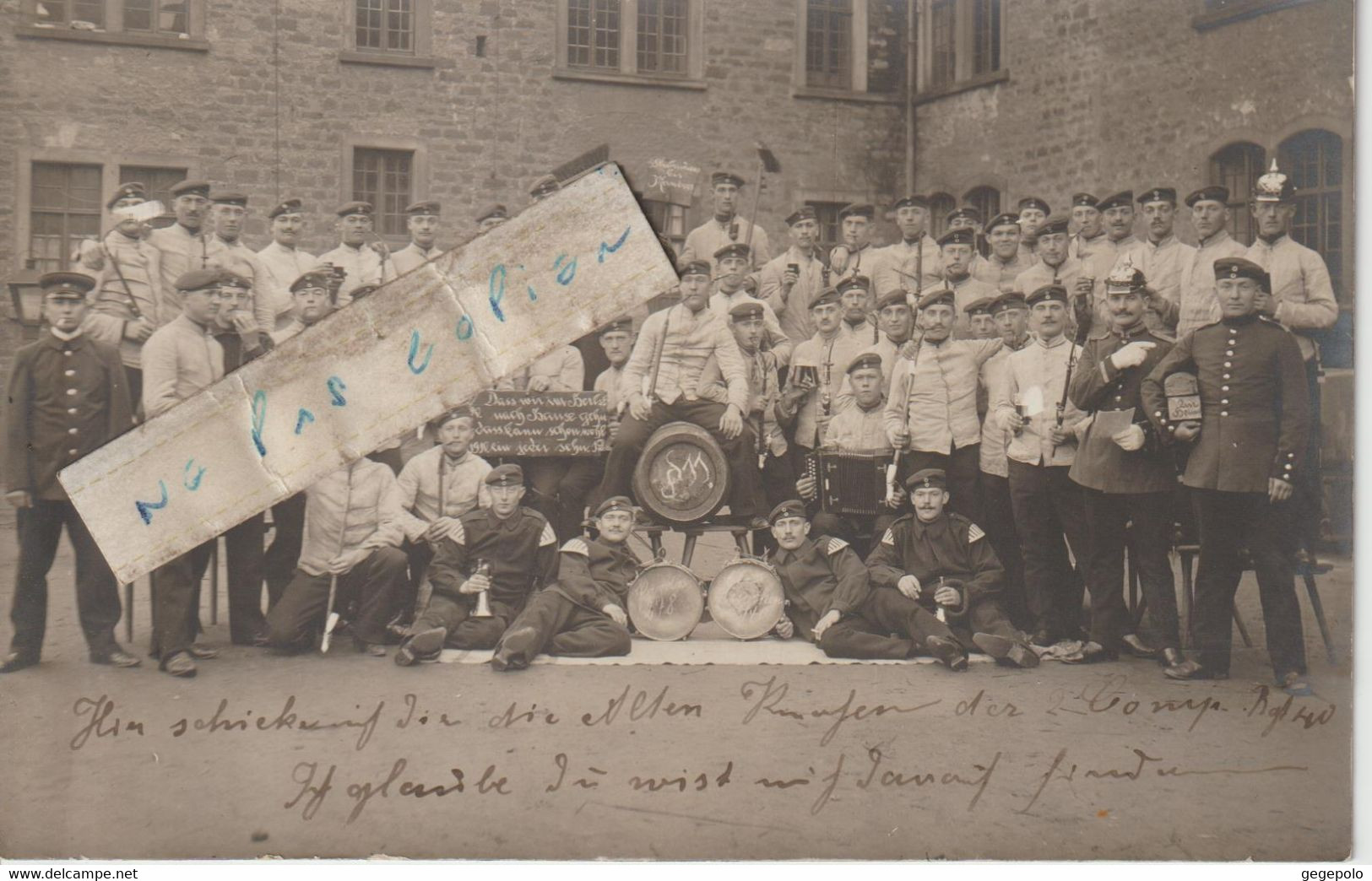 RASTATT - Des Militaires " Grenadiers " ? Qui Posent En 1911  ( Carte Photo ) - Rastatt