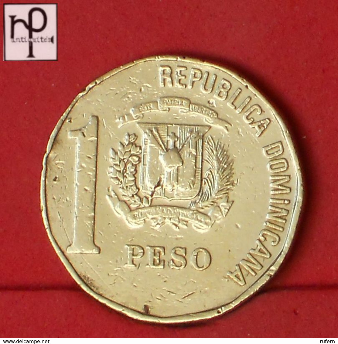 DOMINICANA REPUBLIC 1 PESO 1993 -    KM# 80,2 - (Nº52997) - Dominicaine