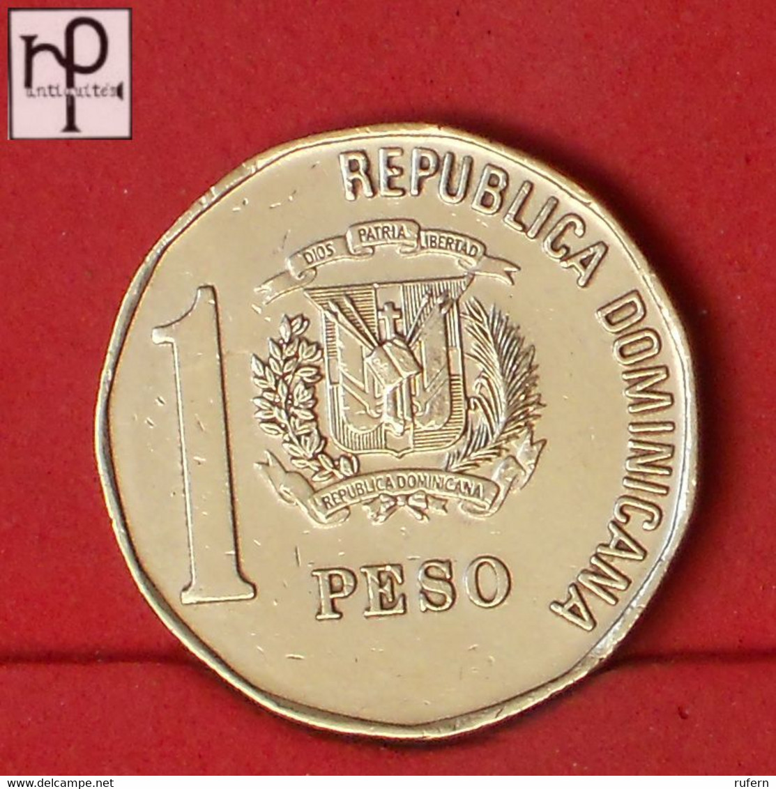 DOMINICANA REPUBLIC 1 PESO 2002 -    KM# 80,2 - (Nº52998) - Dominicaanse Republiek