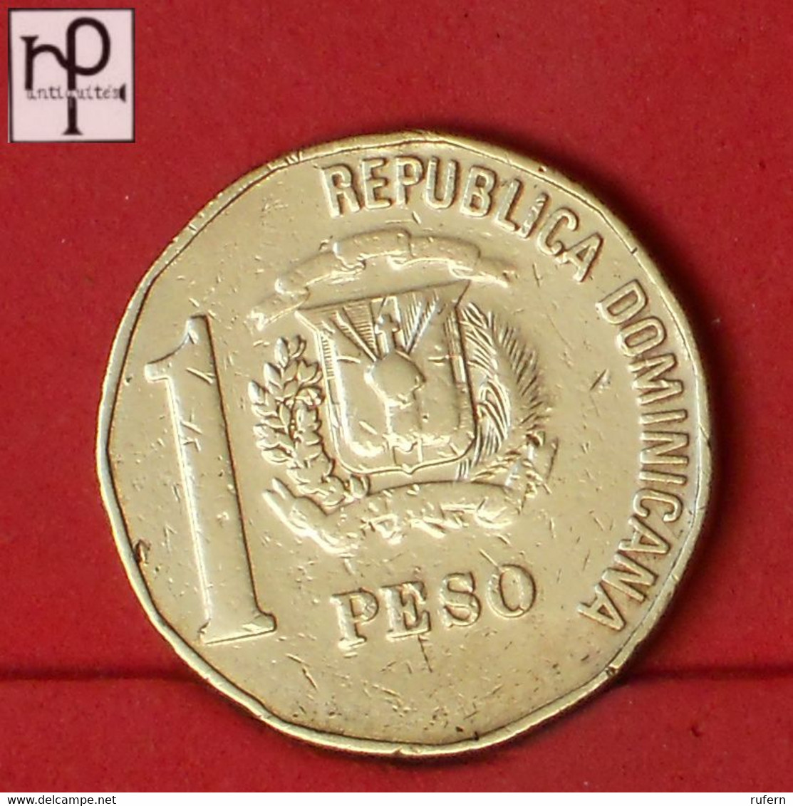 DOMINICANA REPUBLIC 1 PESO 1992 -    KM# 80,2 - (Nº52999) - Dominicana