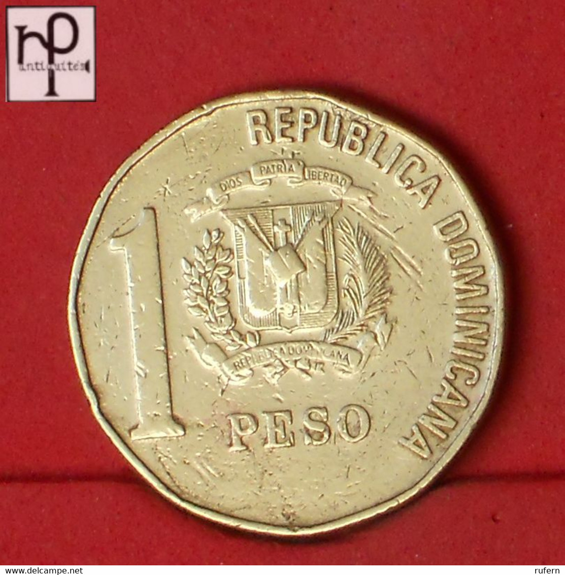 DOMINICANA REPUBLIC 1 PESO 1991 -    KM# 80,2 - (Nº53000) - Dominikanische Rep.