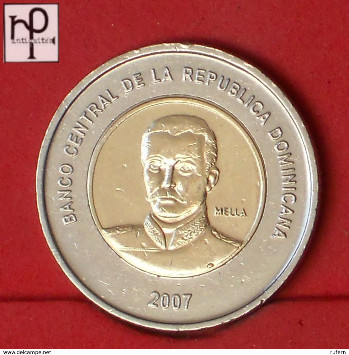 DOMINICANA REPUBLIC 10 PESOS 2007 -    KM# 106 - (Nº53004) - Dominicana