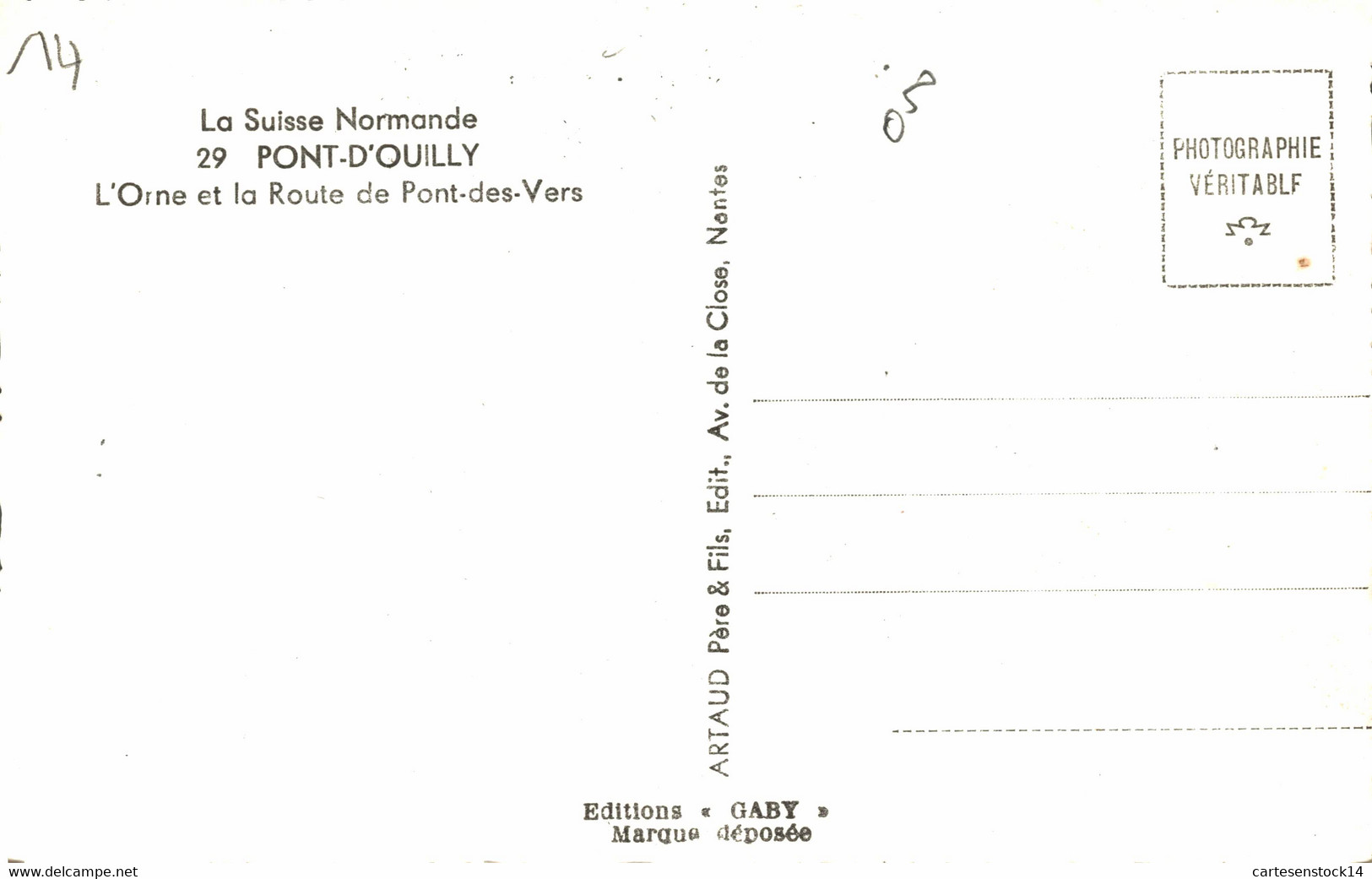 N°36216 Z -cpsm Pont D'Ouilly -l'Orne Et La Route De Pont Des Veys- - Pont D'Ouilly