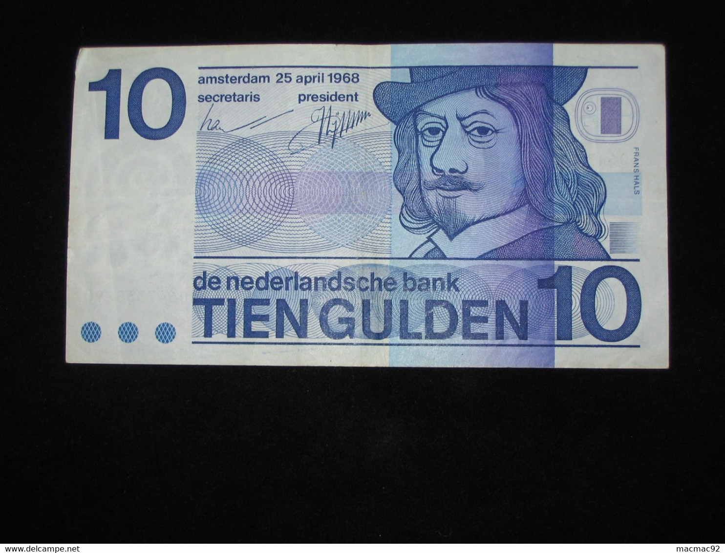 PAYS-BAS - 10 Tien Gulden 1968 - De Nederlandsche Bank **** EN ACHAT IMMEDIAT **** - 10 Florín Holandés (gulden)