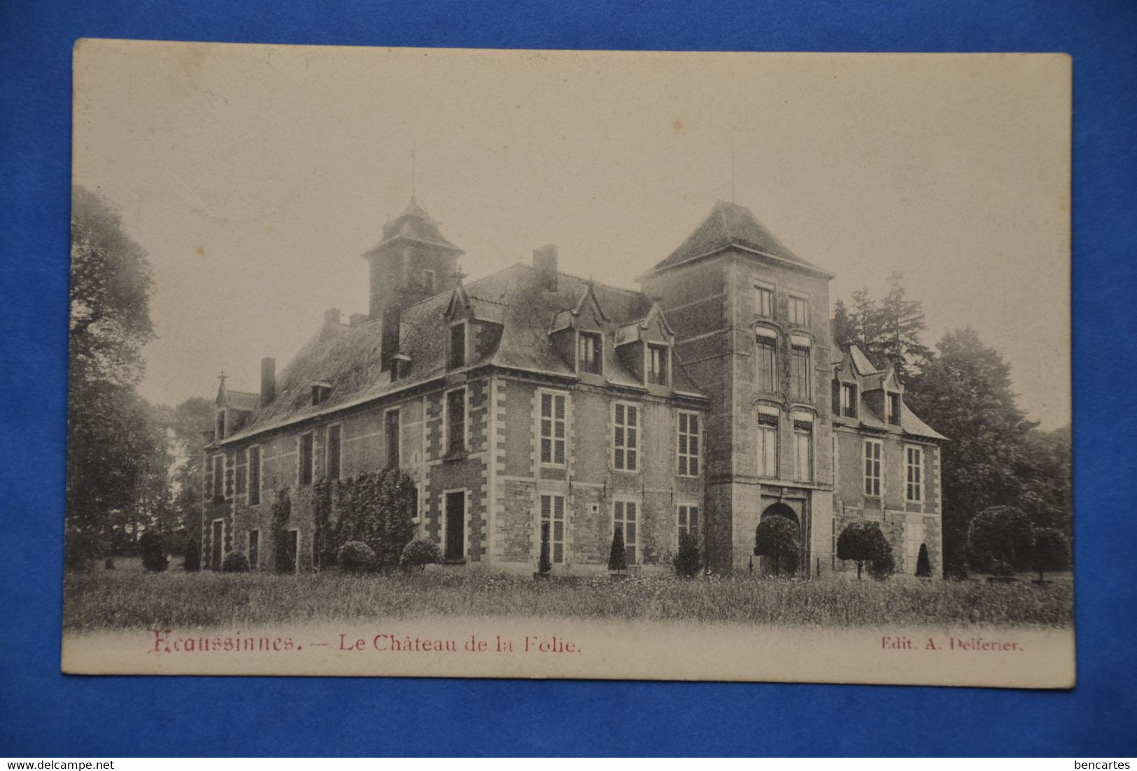 Ecaussinnes 1900: Le Château De La Folie. Rare - Ecaussinnes
