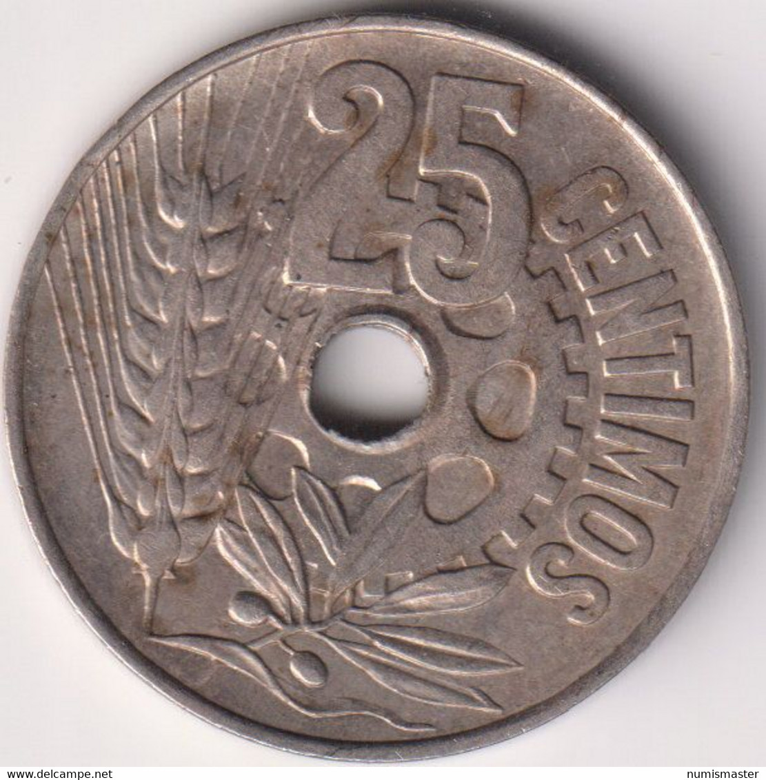 SPAIN , 25 CENTIMOS 1934 - 25 Centesimi