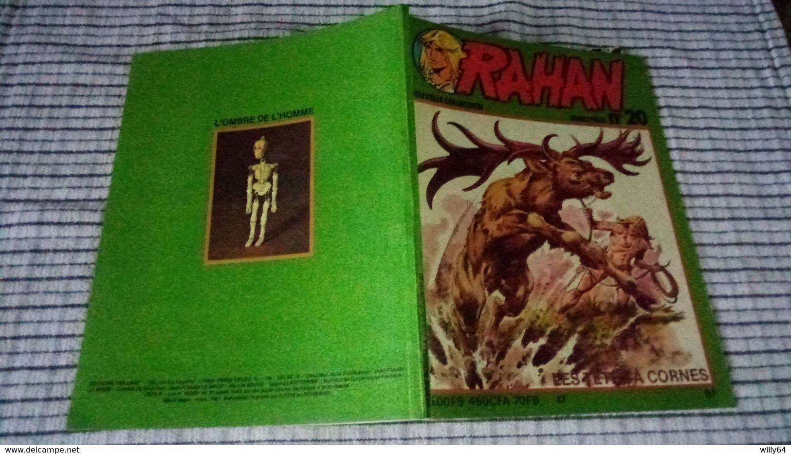 RAHAN  Nouvelle Collection " Les Tètes à Cornes " N°20  EO 1981  SOUPLE  EDITIONS: VAILLANT - Rahan