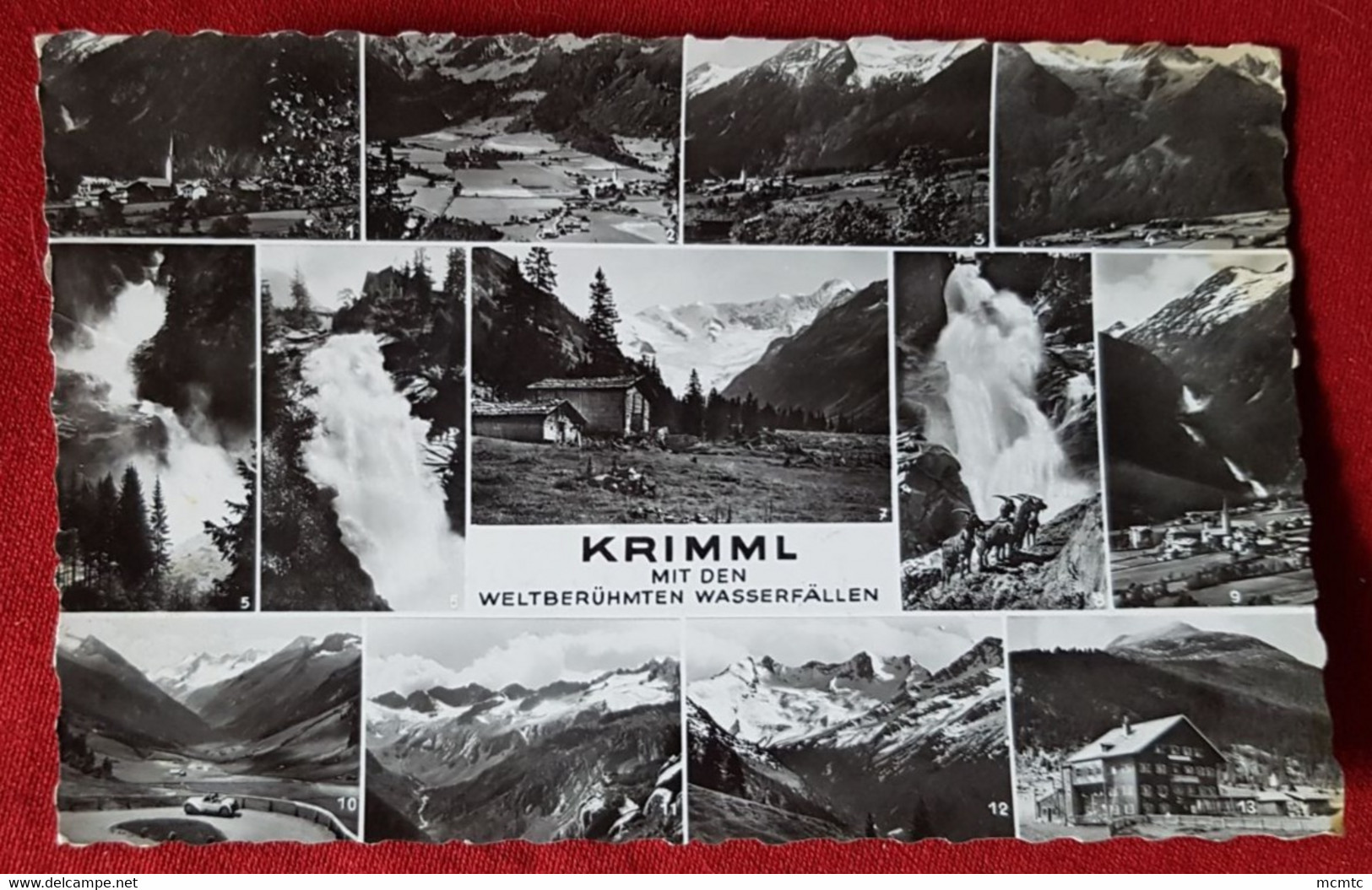 CPSM Petit Format - Autriche  -  Krimml - Mit Den Weltberühmten Wasserfällen  ( Multivues , Multivue  ) - Krimml