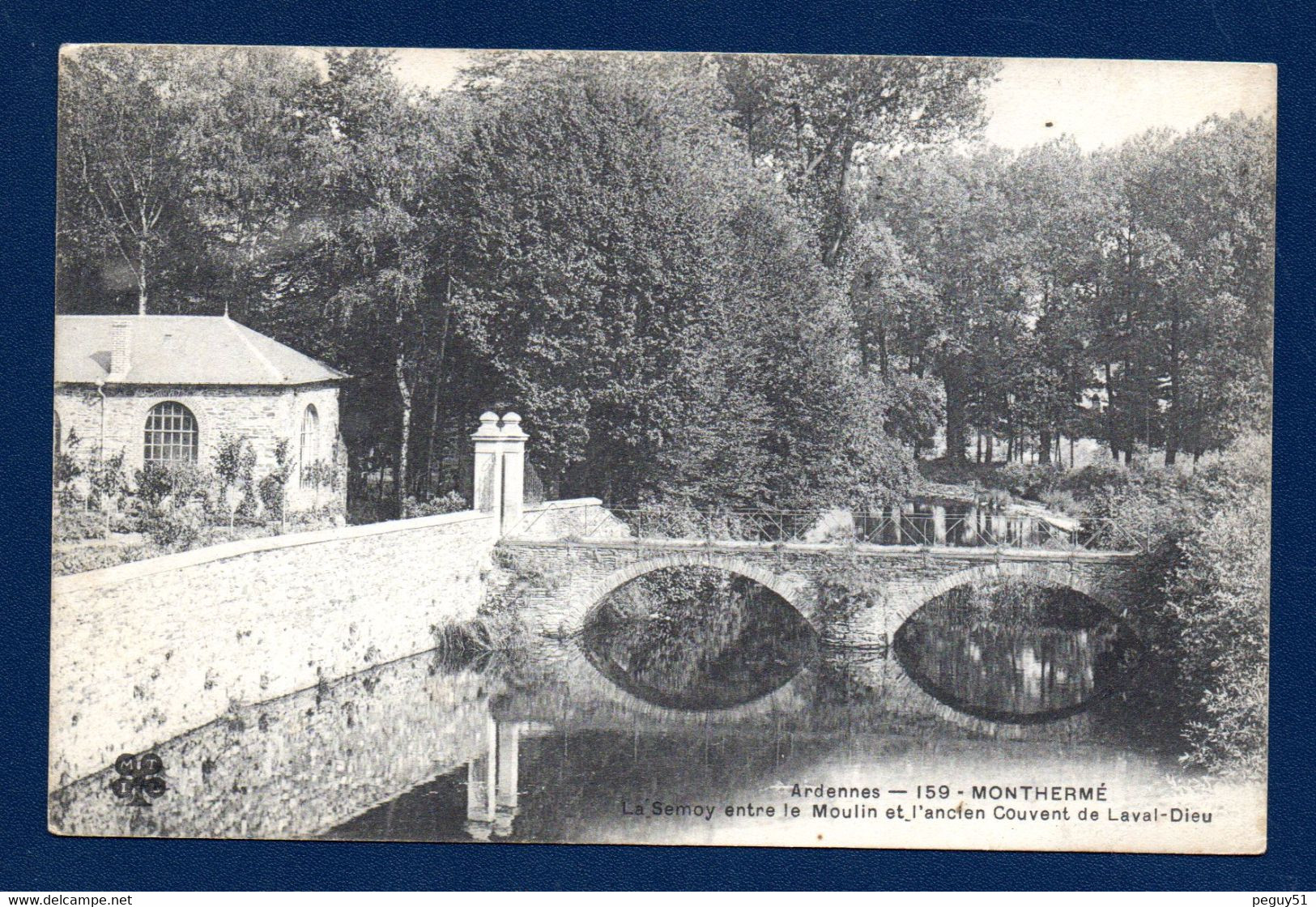 08.  Monthermé. La Semoy Entre Le Moulin Et L'ancien Couvent De Laval-Dieu. 1906 - Montherme