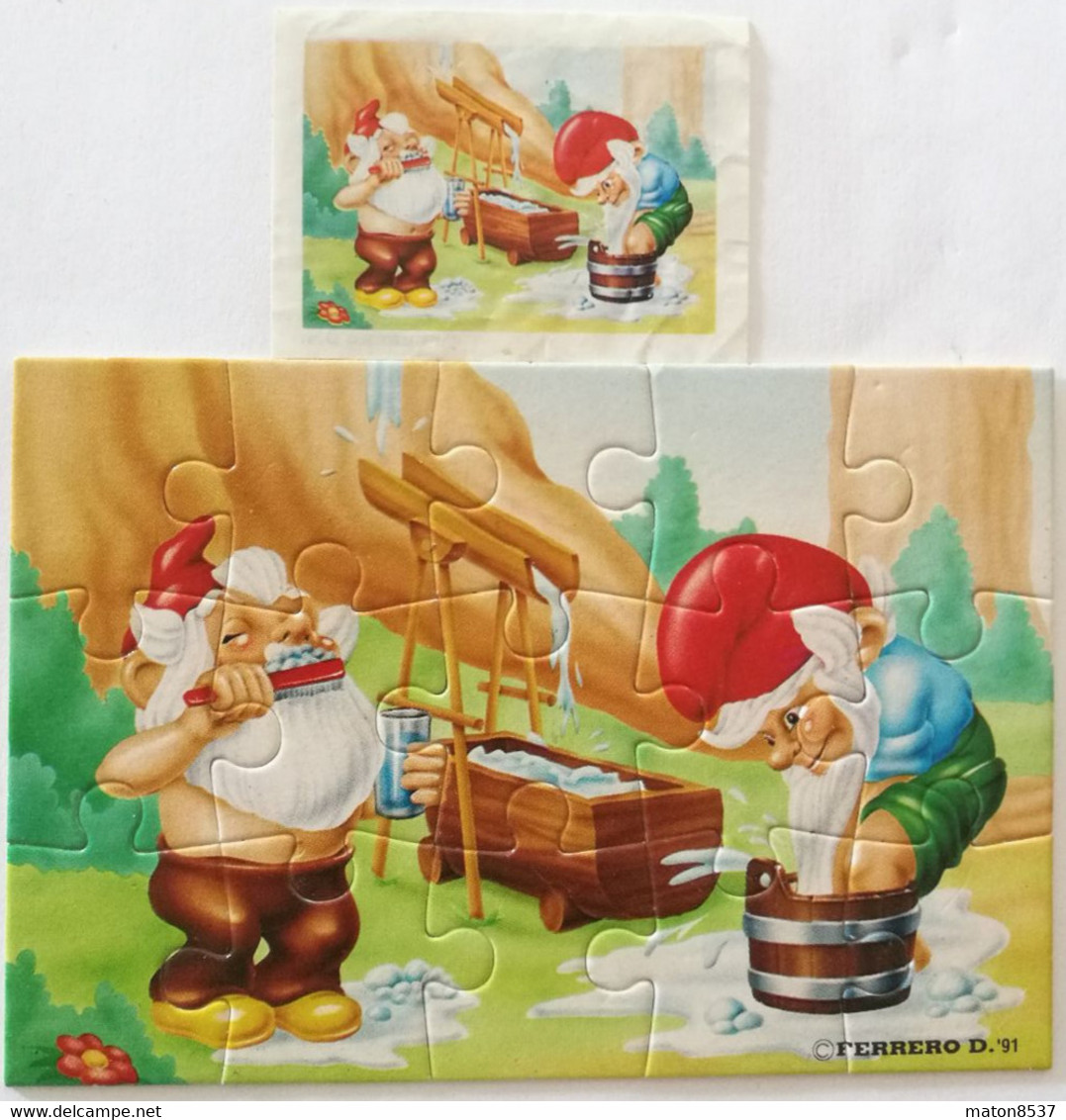 Kinder : Badezimmerzwerge – Aussen 1993 - Badezimmerzwerge – 1 + BPZ - Puzzles