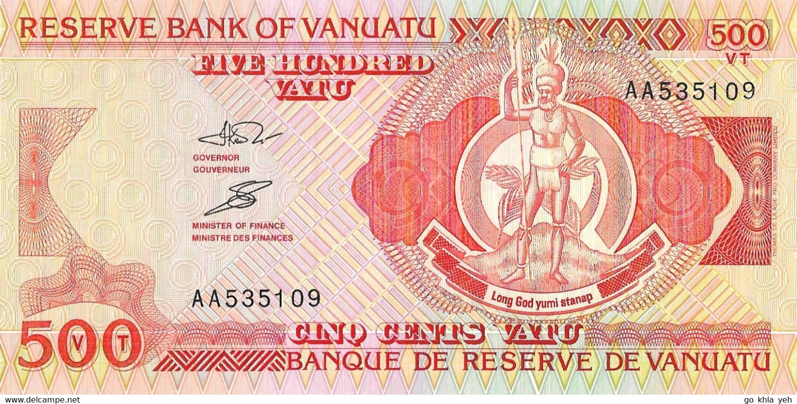VANUATU 1993 500 Vatu - P.05a  Neuf  UNC - Vanuatu