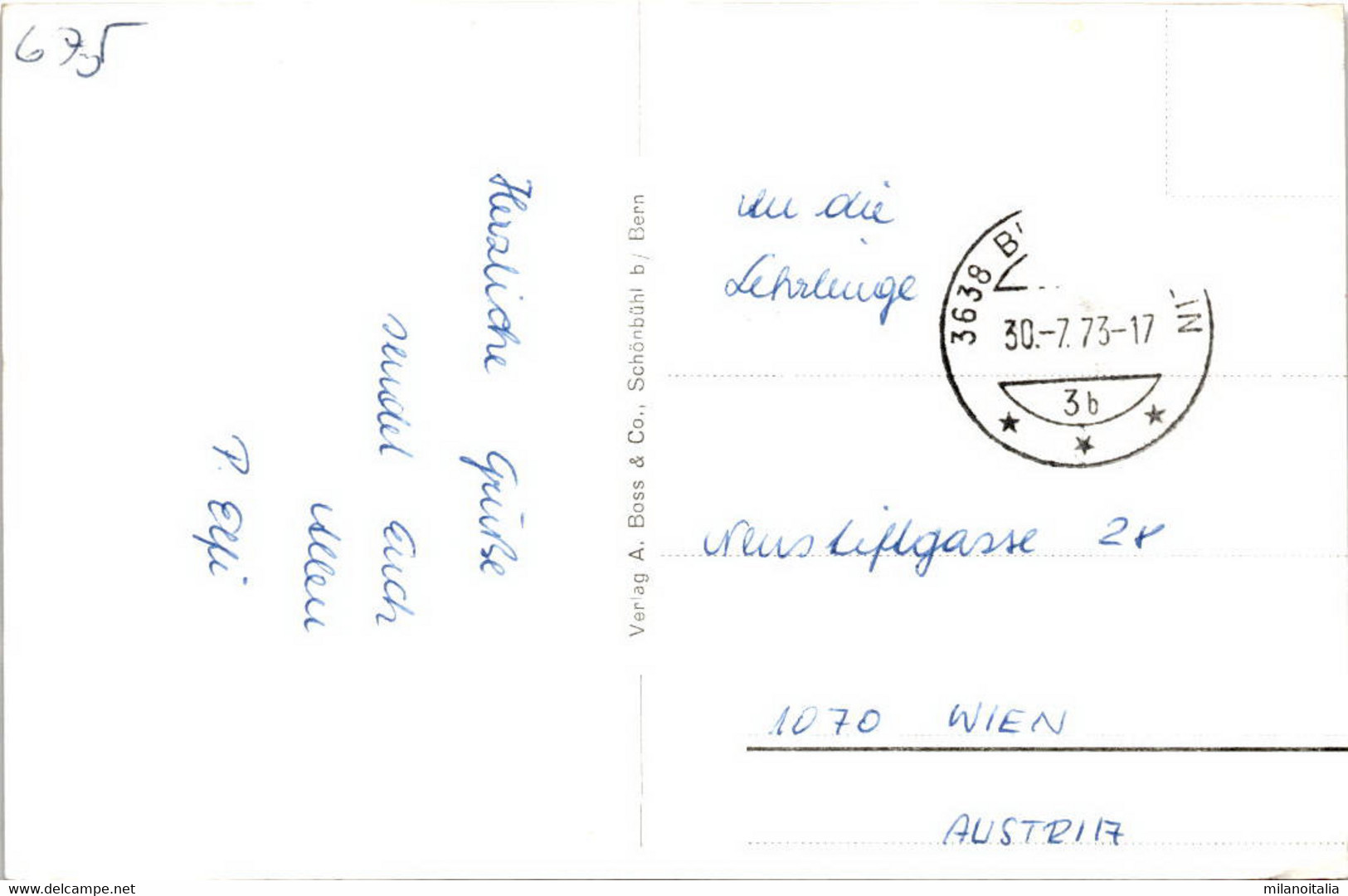 Fliegeraufnahme Der Kirche Von Blumenstein (9187) * 30. 7. 1973 - Blumenstein