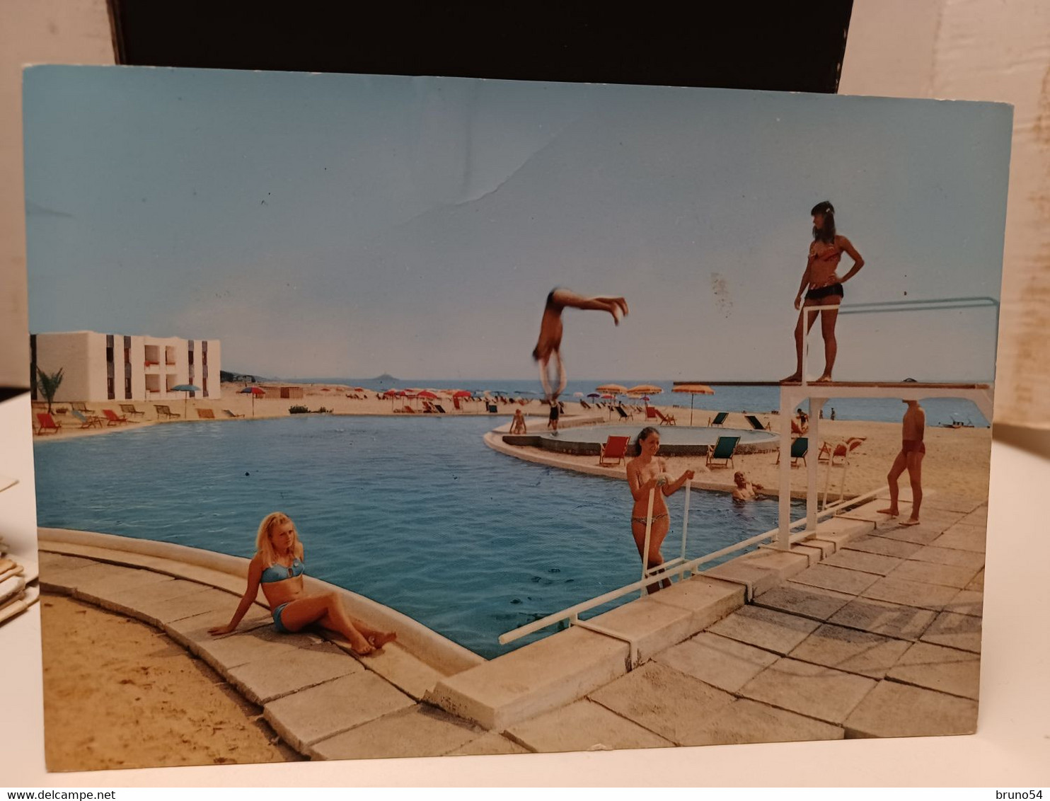 Cartolina S.Margherita Di Pula Provincia Cagliari, Hotel Flamingo Anni 70 - Cagliari