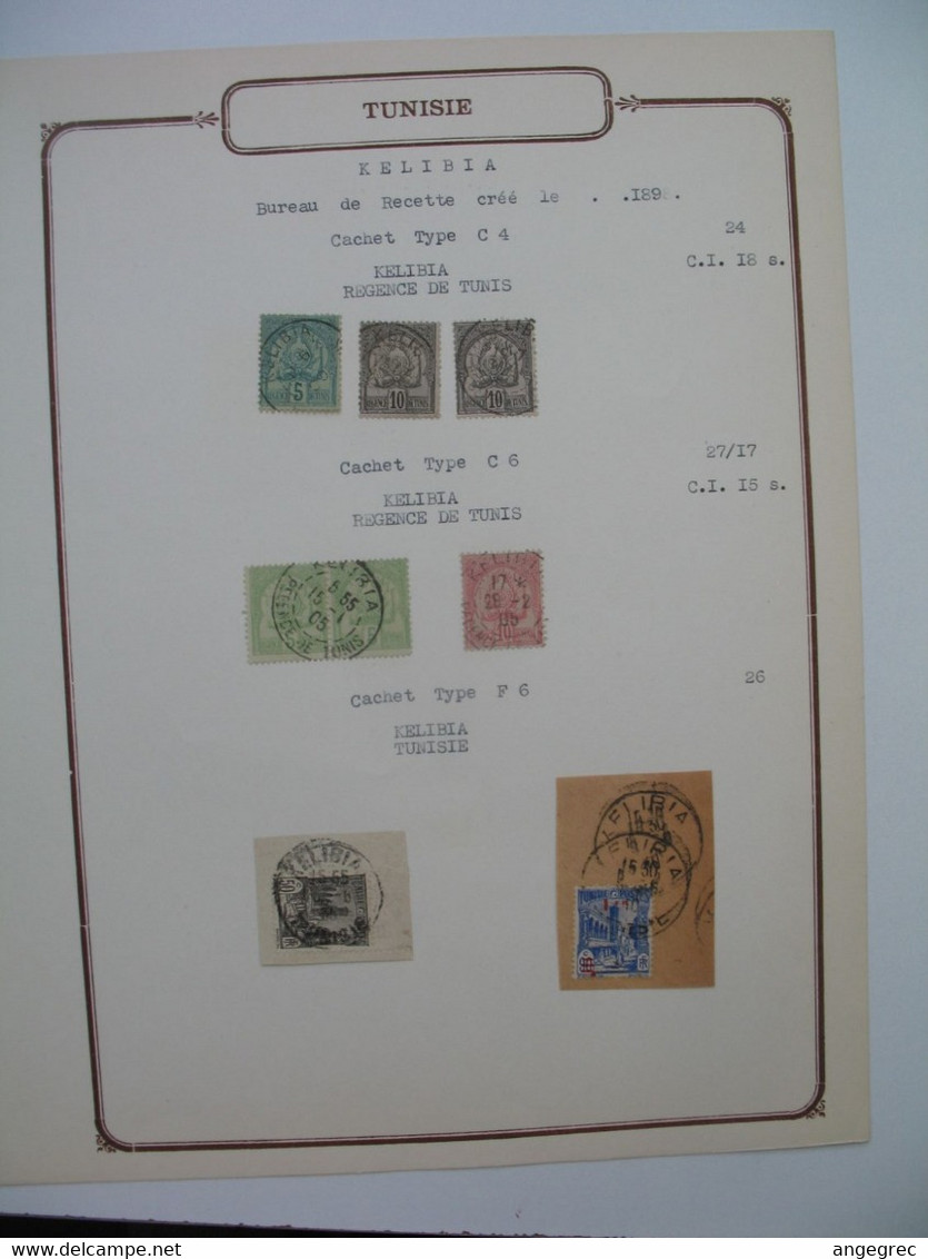 Tunisie Etude Oblitération Voir Scan  :   Kelibia - Used Stamps