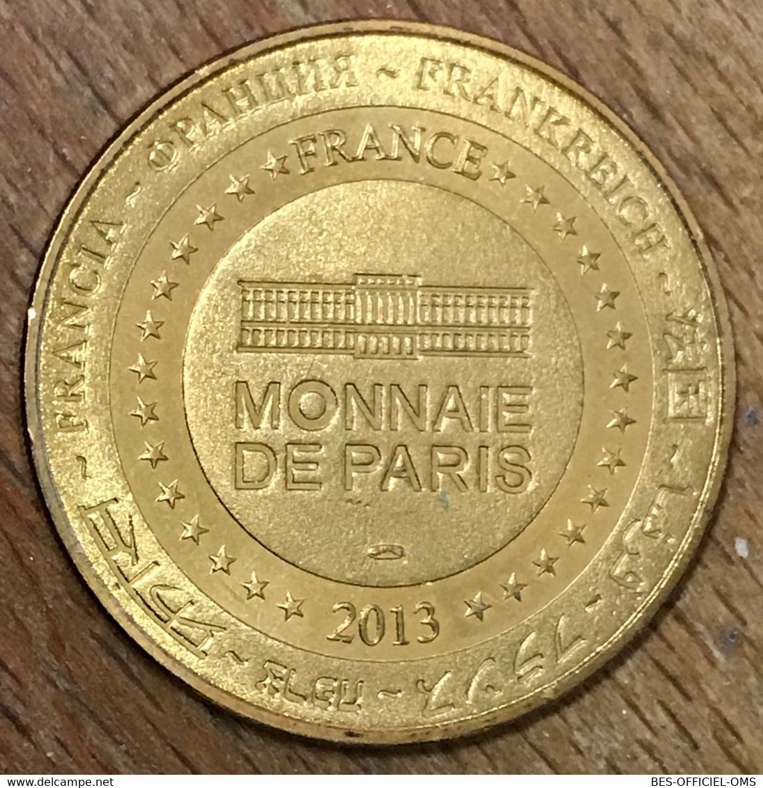 75002 PARIS LES AMIS DE L'EURO 2013 MÉDAILLE TOURISTIQUE MONNAIE DE PARIS JETON TOURISTIQUE MEDALS COINS TOKENS - 2013