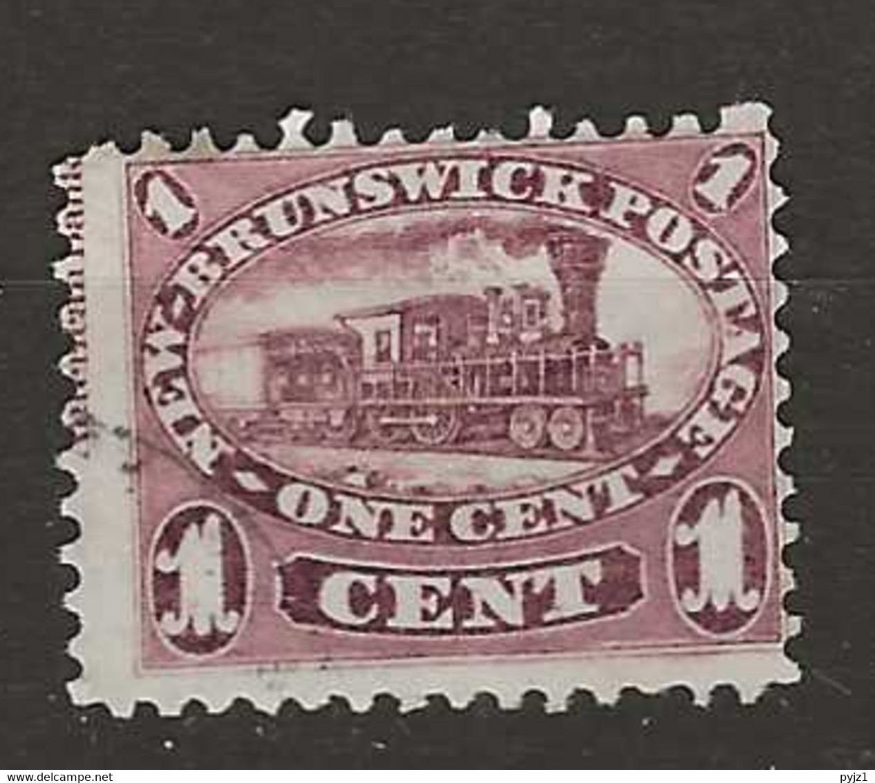 1860 USED New Brunswick Mi 4 - Used Stamps