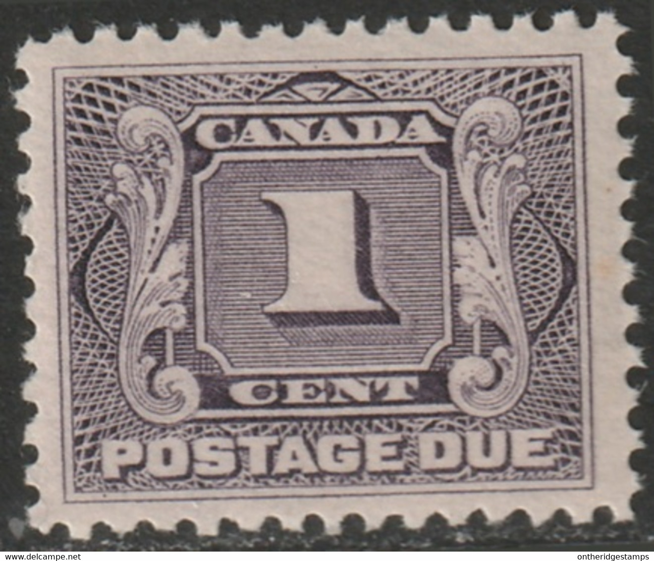 Canada 1906 Sc J1 Mi P1 Yt Taxe 1 Postage Due MLH* - Impuestos