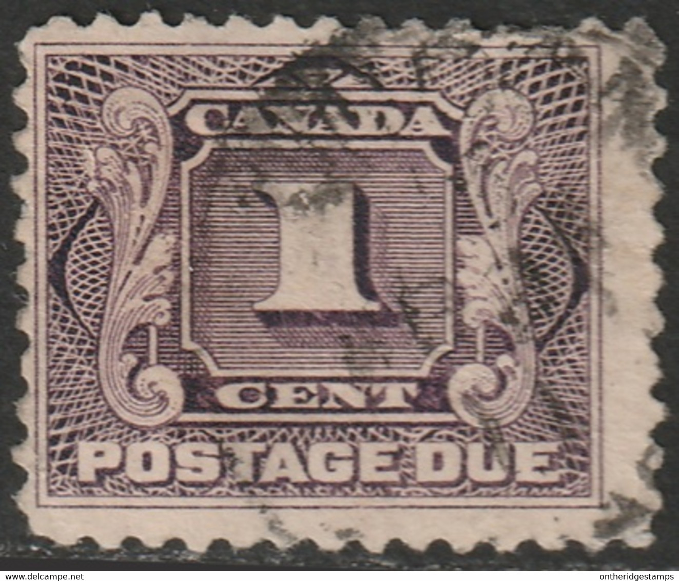 Canada 1906 Sc J1 Mi P1 Yt Taxe 1 Postage Due Used - Port Dû (Taxe)