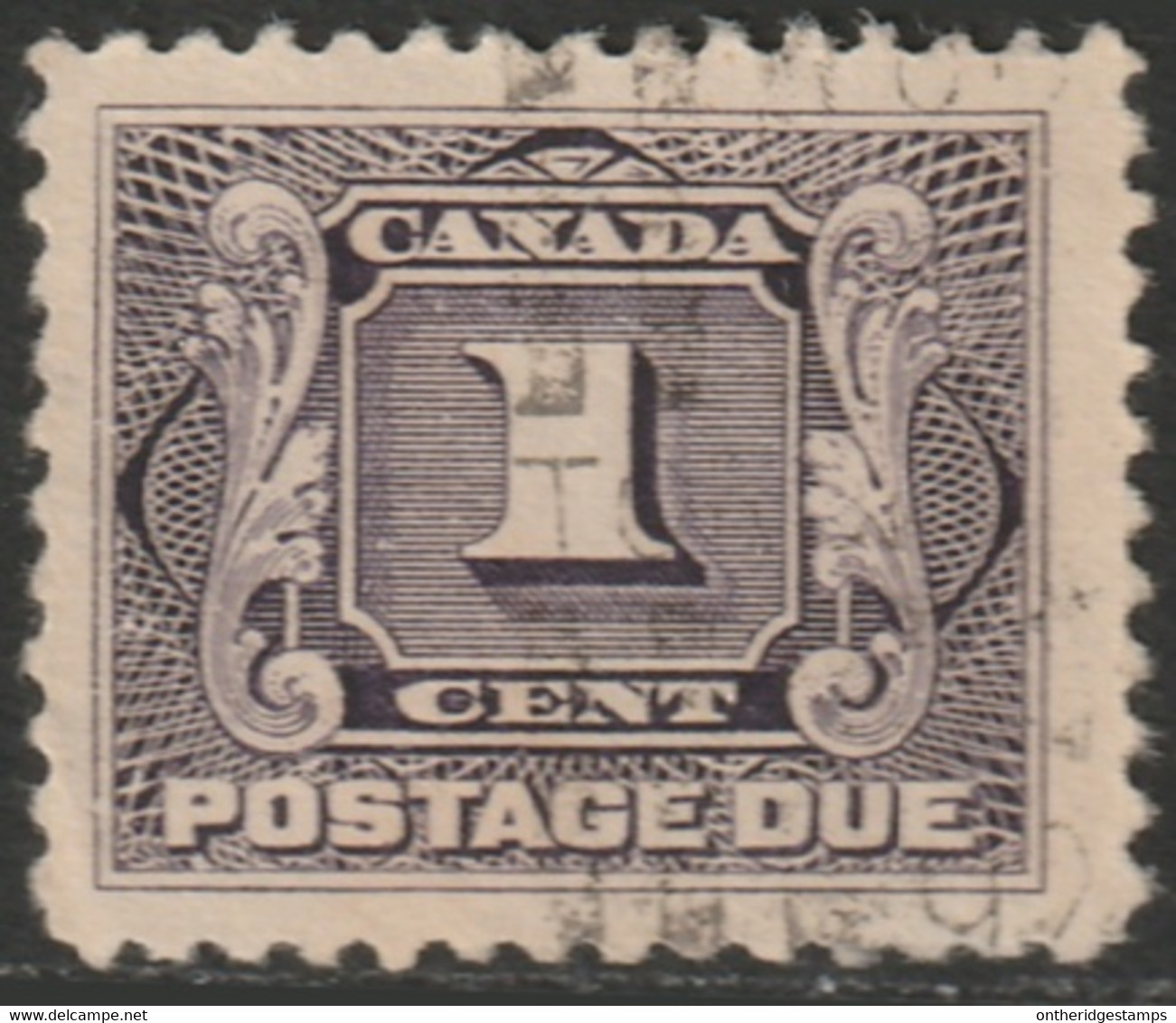 Canada 1906 Sc J1 Mi P1 Yt Taxe 1 Postage Due Used - Segnatasse