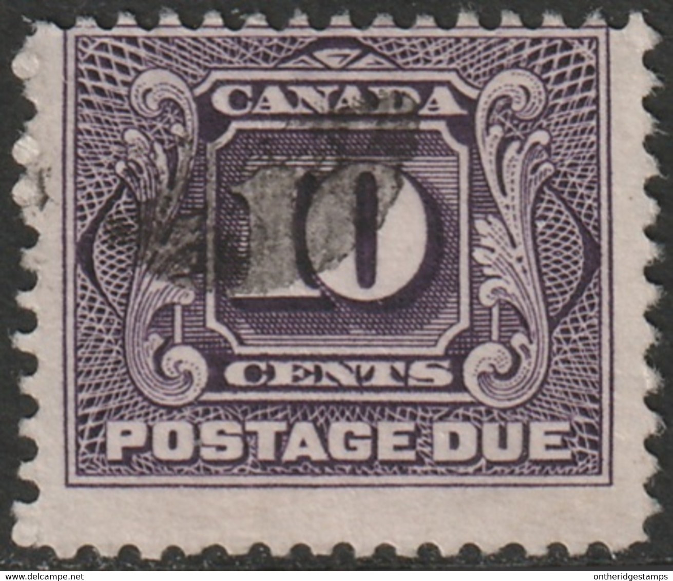 Canada 1928 Sc J5 Mi P5 Yt Taxe 5 Postage Due Used - Segnatasse