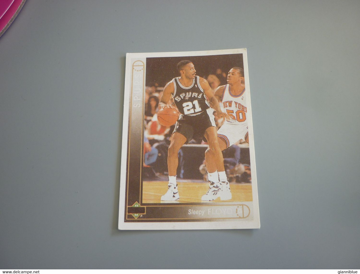 Sleepy Floyd San Antonio Spurs NBA Basketball '90s Rare Greek Edition Card - 1990-1999
