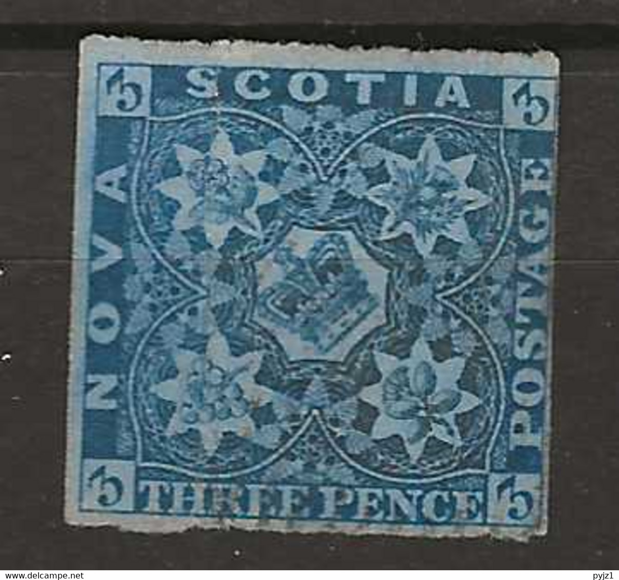 1851 USED Nova Scotia Mi 2 - Usati