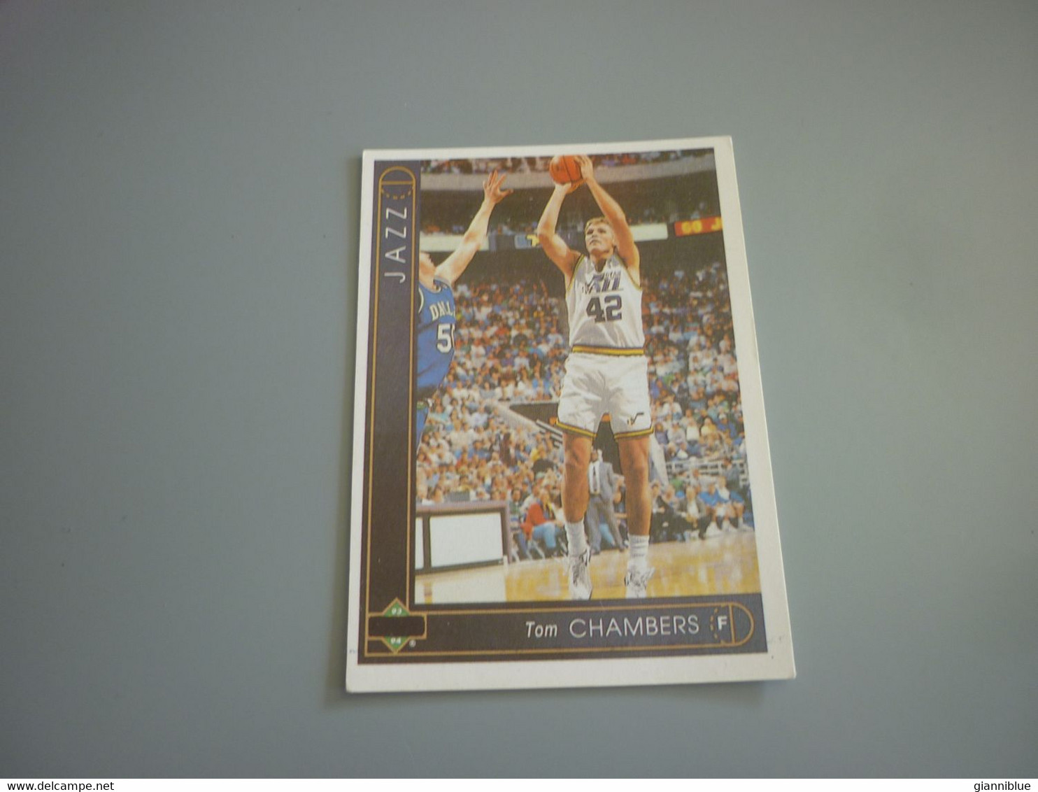 Tom Chambers Utah Jazz NBA Basketball '90s Rare Greek Edition Card - 1990-1999