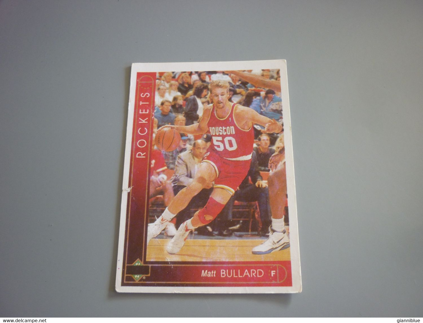 Matt Bullard Houston Rockets NBA Basketball '90s Rare Greek Edition Card - 1990-1999