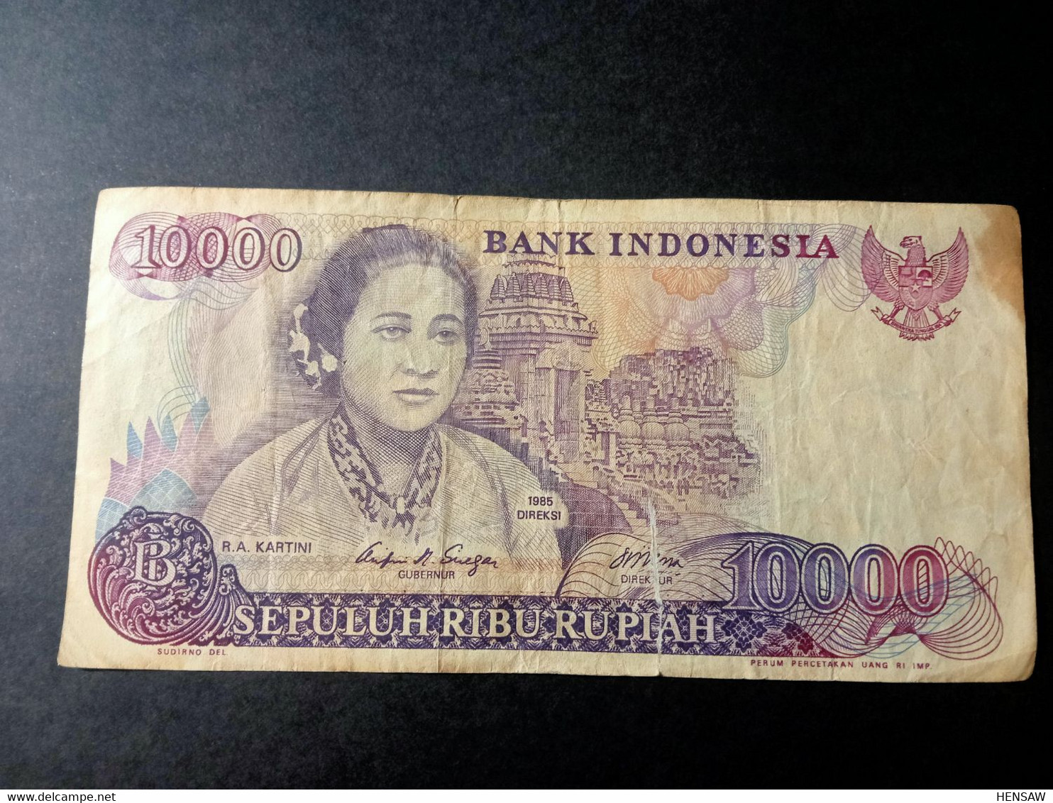 INDONESIA 10000 RUPIAH 1985 P 126 USED USADO - Indonésie