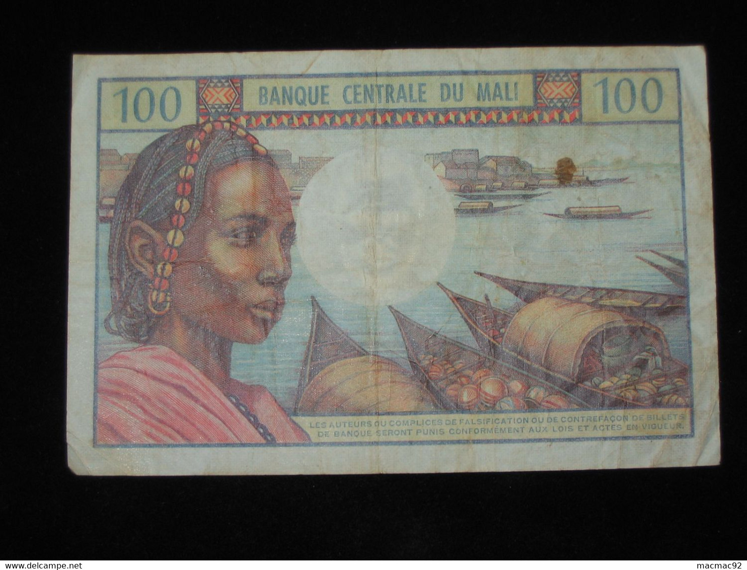 MALI - 100 Francs  BANQUE CENTRALE DU MALI - Billet Non Daté  **** EN ACHAT IMMEDIAT **** - Mali