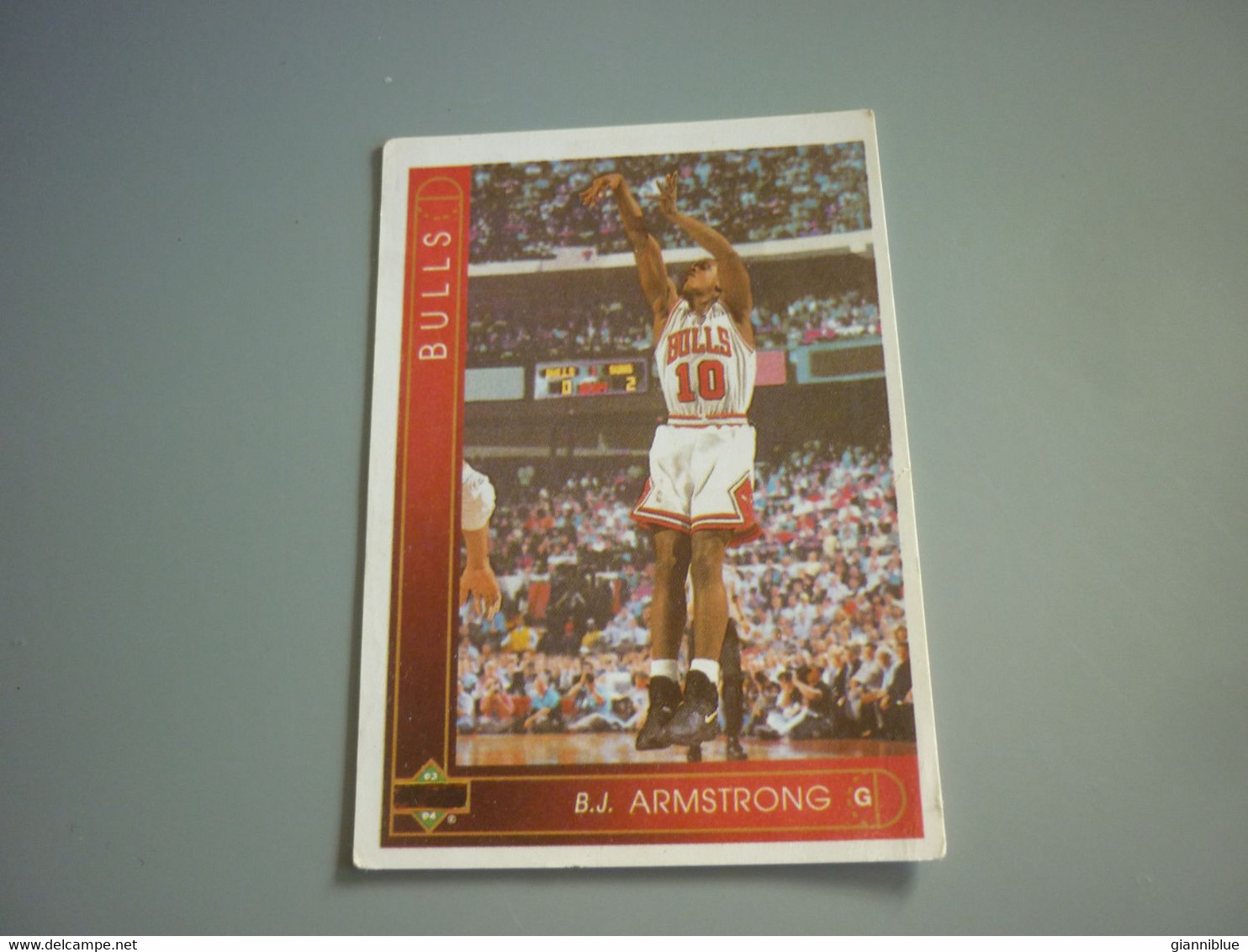 B. J. Armstrong Chicago Bulls NBA Basketball '90s Rare Greek Edition Card - 1990-1999