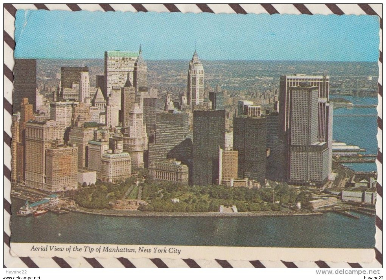 6AI254 NEW YORK CITY LOWER MANHATTAN 2 SCANS - Viste Panoramiche, Panorama