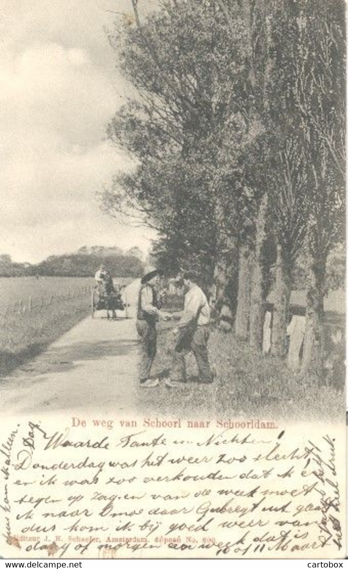 Schoorl, De Weg Van Schoorl Naar Schoorldam - Schoorl