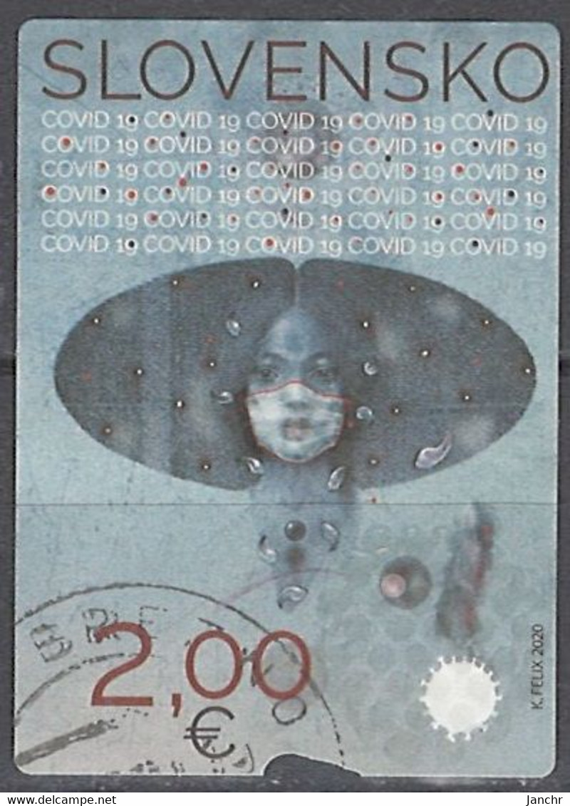 Slovakia 2020. AFA 863, Used O - Usati