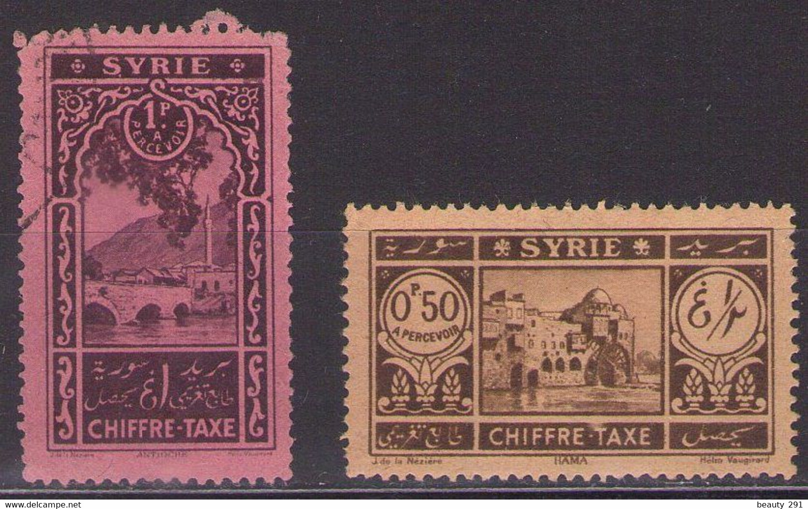 FRENCH SYRIA - POSTAGE DUE LOT - Postage Due