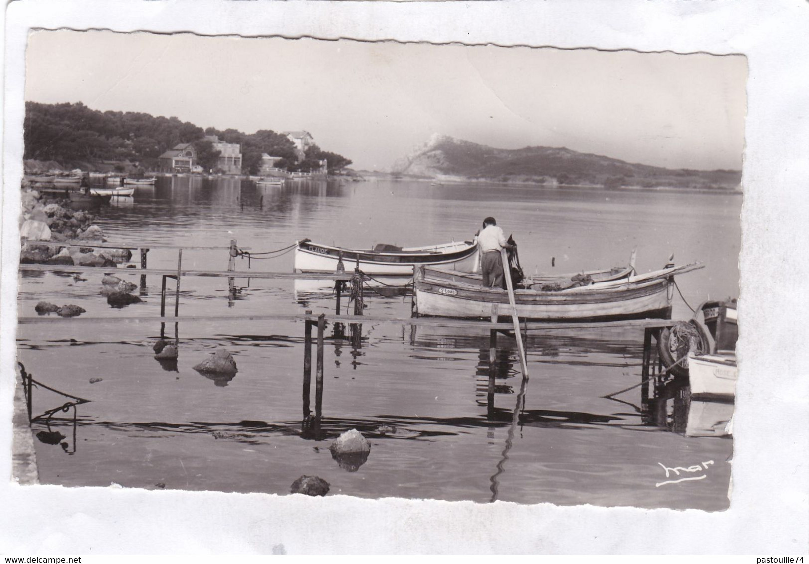 Carte  Photo  Véritable : 14 X 9  -  LE  BRUSC  -  Baie  Ste-Cécile  Et  Les Embiers - Other & Unclassified