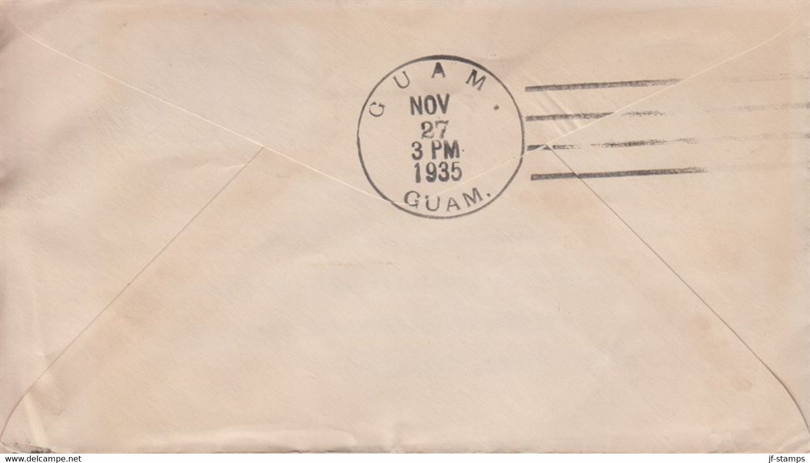 1935. USA FIRST FLIGHT HONOLULU TO GUAM Cancelled HONOLULU NOV 24 1935. Arrival Cancelled GUA... (Michel 380) - JF365805 - Hawaï