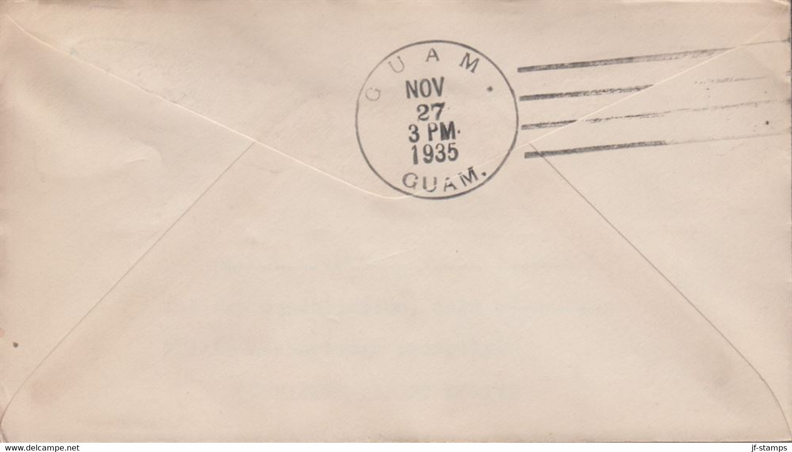 1935. USA FIRST FLIGHT HONOLULU TO GUAM Cancelled HONOLULU NOV 24 1935. Arrival Cancelled GUA... (Michel 380) - JF365806 - Hawaii