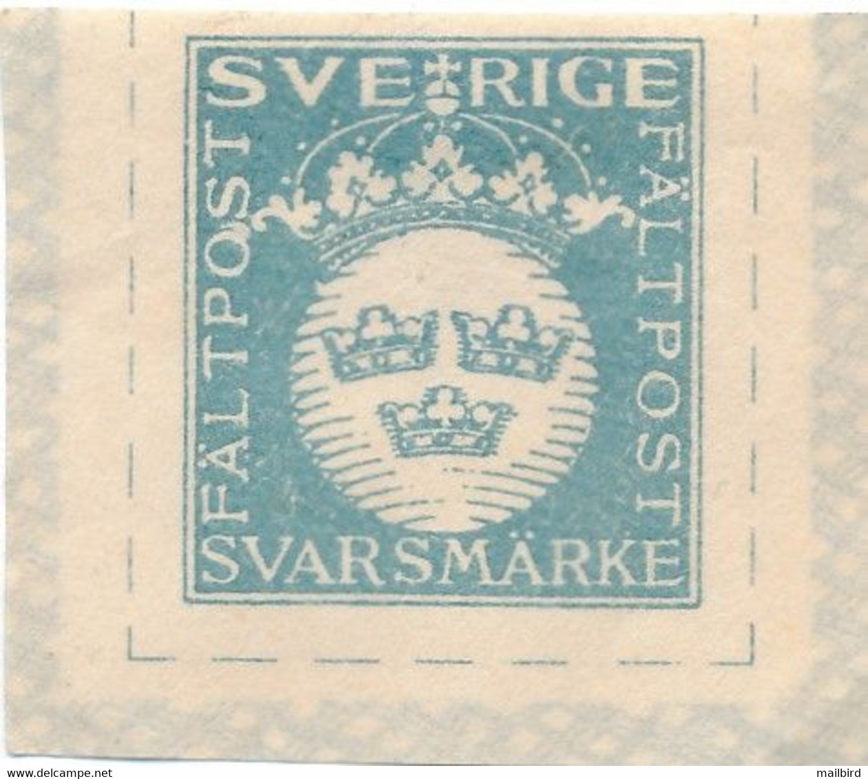 Sweden 1943 Svarsmarke - Militaires