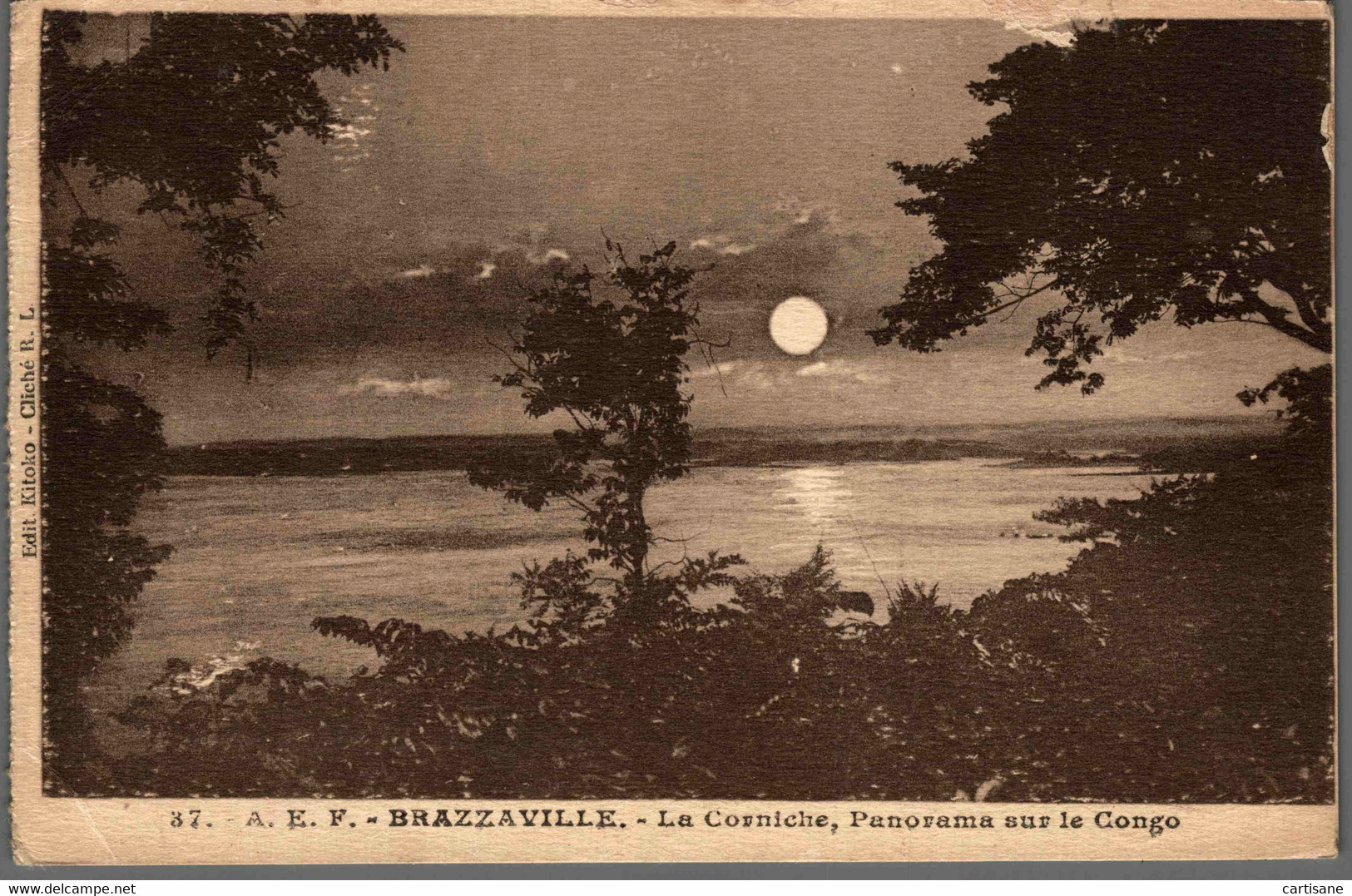 BRAZZAVILLE - La Corniche, Panorama Sur Le CONGO - Brazzaville