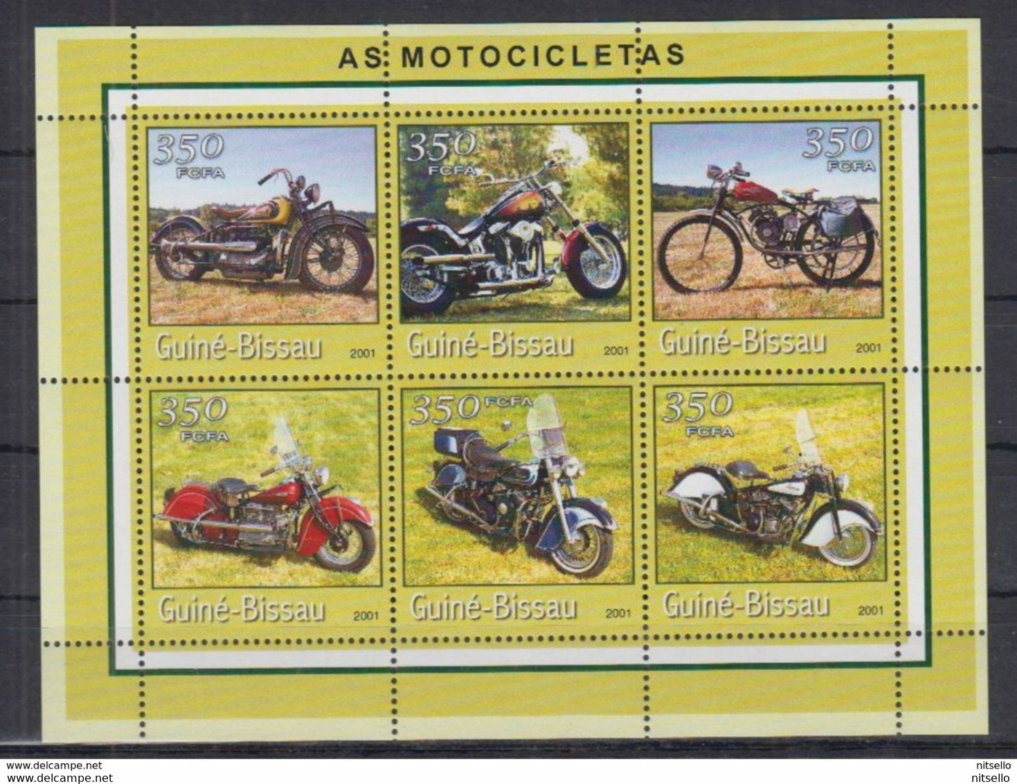 HB TRANSPORTES  ///  (C110) TRANSPORTES - MOTOS - NUEVOS **MNH - Motorbikes