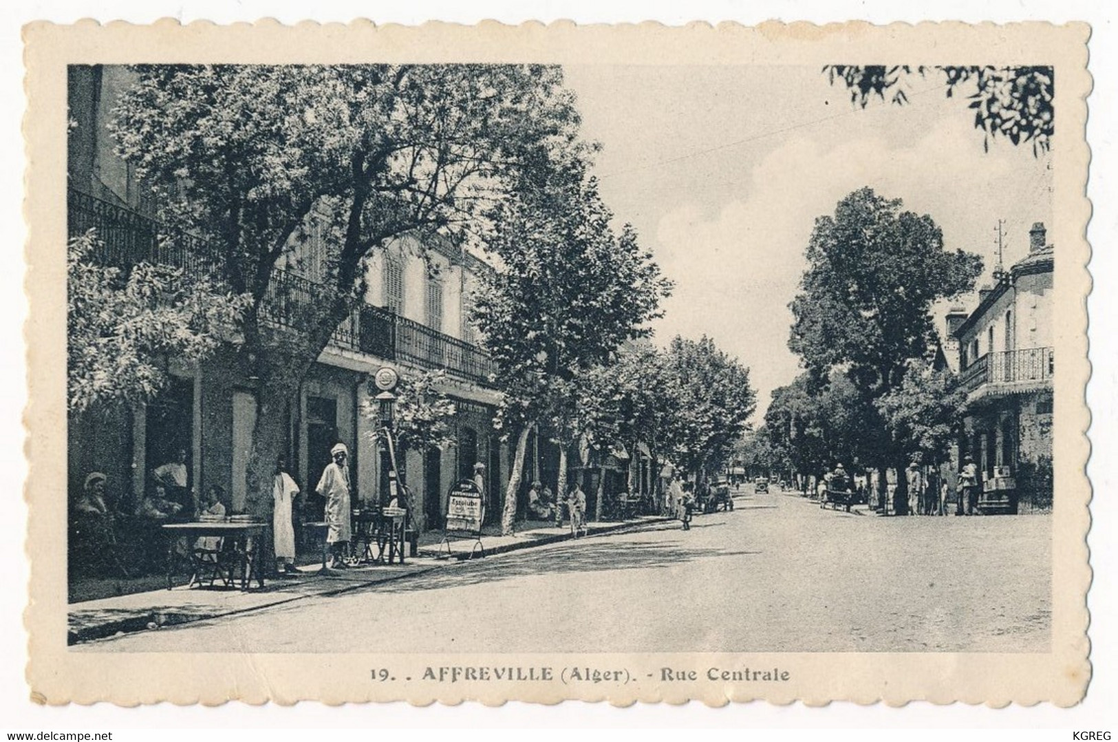 CPA Algérie - Affreville (Alger) - Rue Centrale - Algerien