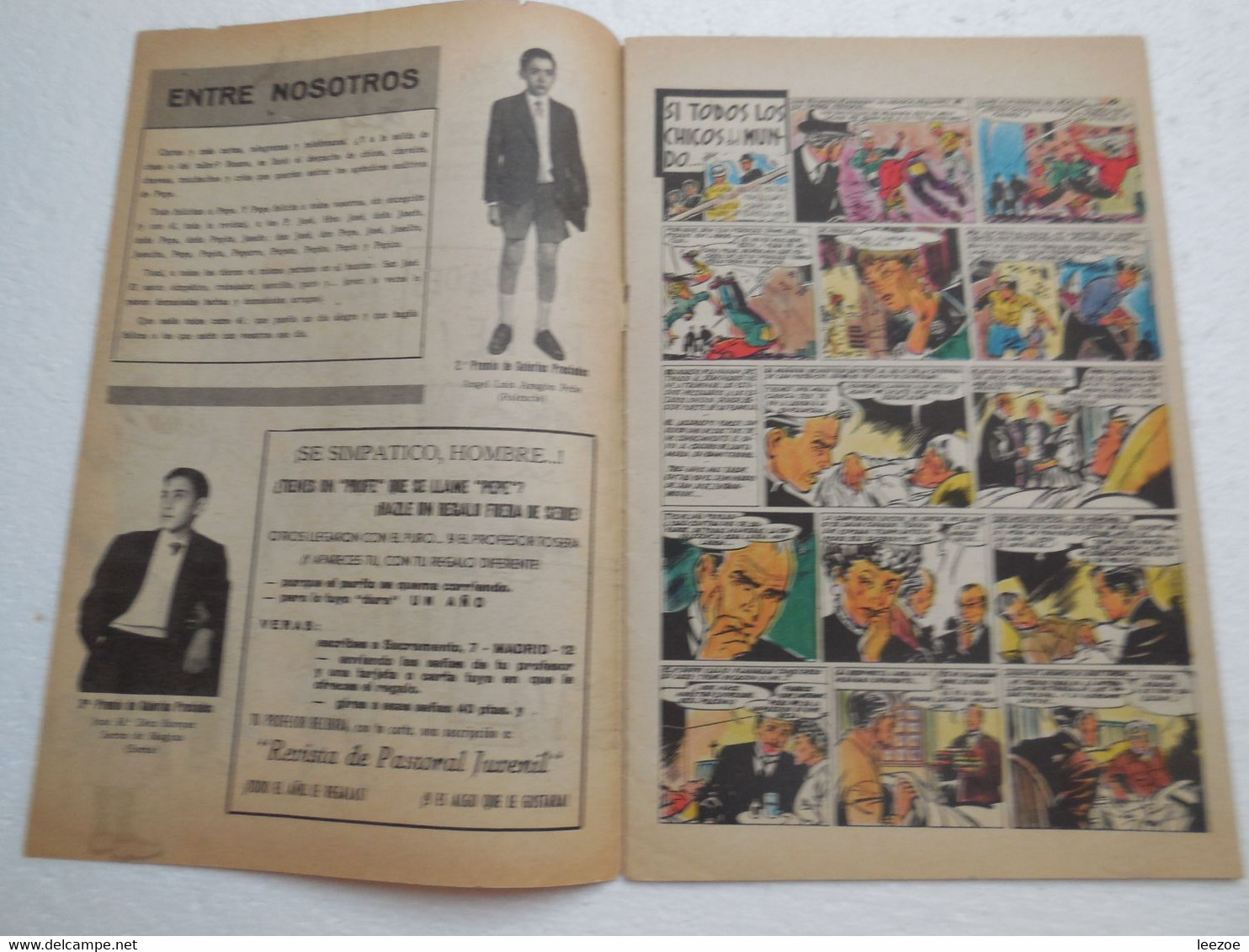 BD 3 AMIGOS 1960 AVEC TINTIN EN ESPAGNOL, Passage De Rackham Le Rouge.....N5.04.02 - Tintin (Kuifje)