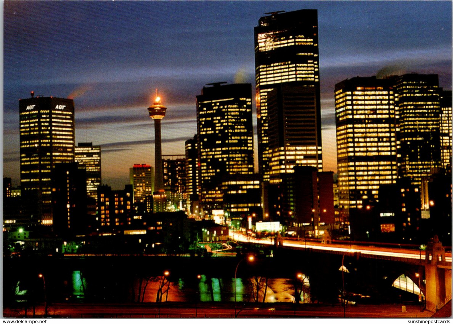 Canada Calgary At Night - Calgary