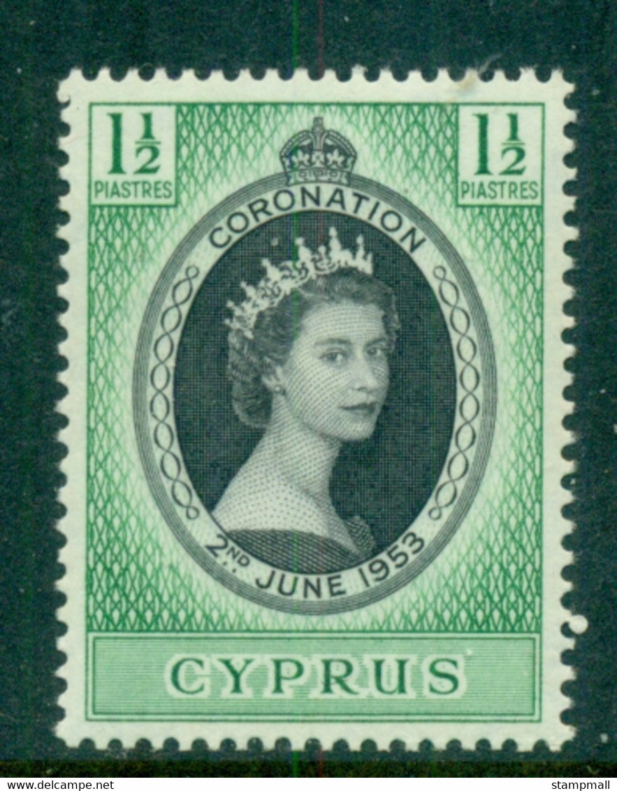 Cyprus 1953 QEII Coronation MUH - Cyprus (...-1960)